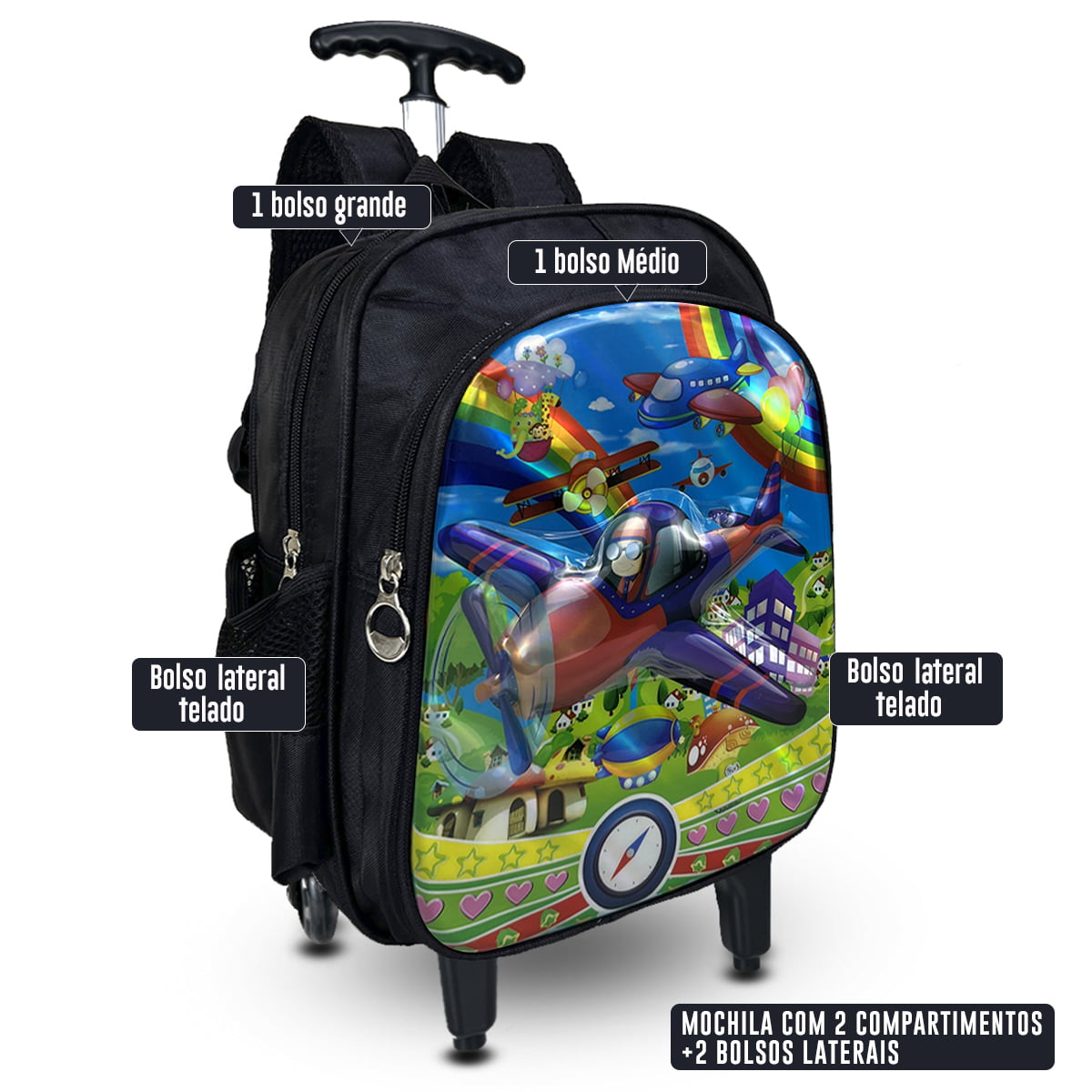 Escuela NiÃ±a Con Mochila Mochila Rodinha Mochila Infantil NiÃ±a AÃ±os