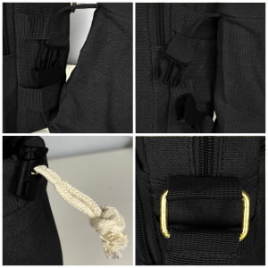  Bolsa Transversal em Lona + Porta garrafa Pequena  Unissex