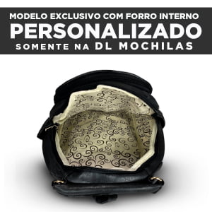  Mochila Bolsa Feminina Couro Sintético de Alta Qualidade 