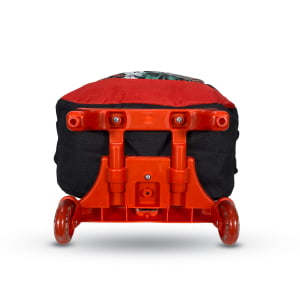  Mochila Escolar feminina com rodinhas estampa em flores 