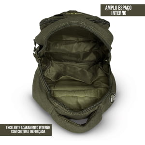 Mochila Masculina  Reforçada Grossa 28L Confeccionada em Lona 