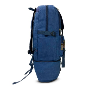 Mochila Grande Masculina Confeccionada em lona Fundo Expansível  50L