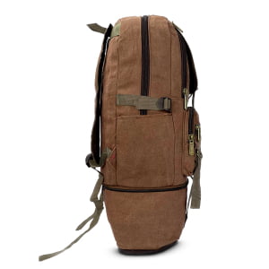 Mochila Grande Masculina Confeccionada em lona Fundo Expansível  50L