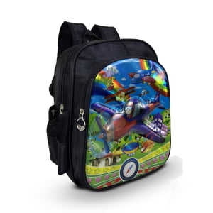 Mochila Infantil Masculina Pequena Reforçada com Estampa 3D