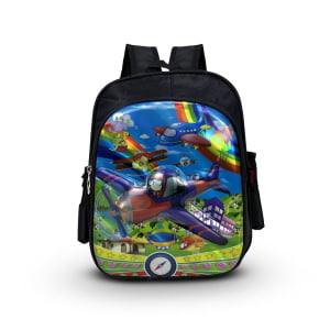 Mochila Infantil Masculina Pequena Reforçada com Estampa 3D