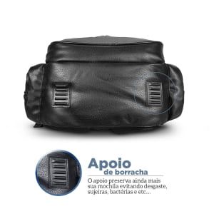 Mochila para notebook masculina resistente comporta not de até 17 Polegadas